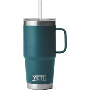 Yeti Rambler 25 Oz Straw Mug Agave Teal