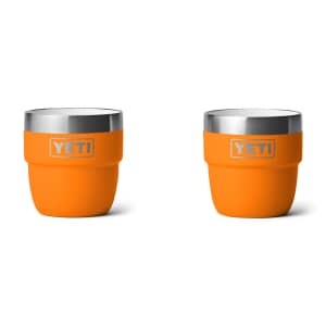 Yeti Rambler 4 Oz Espresso Cups 2 Pack King Crab Orange
