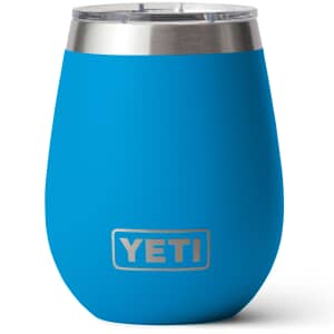 Yeti Rambler 10 Oz Wine Tumbler Big Wave Blue