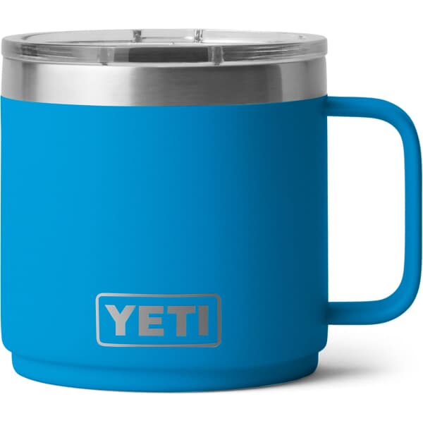 Yeti Rambler 14 Oz Mug 2.0 Big Wave Blue