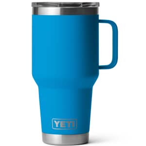 Yeti Rambler 30 Oz Travel Mug Big Wave Blue