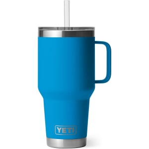Yeti Rambler 35 Oz Straw Mug Big Wave Blue