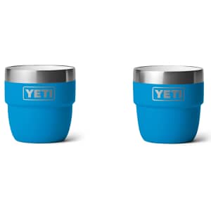 Yeti Rambler 4 Oz Espresso Cups 2 Pack Big Wave Blue