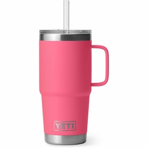 Yeti Rambler 25 Oz Straw Mug Tropical Pink