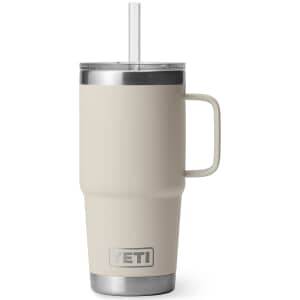 Yeti Rambler 25 Oz Straw Mug Cape Taupe