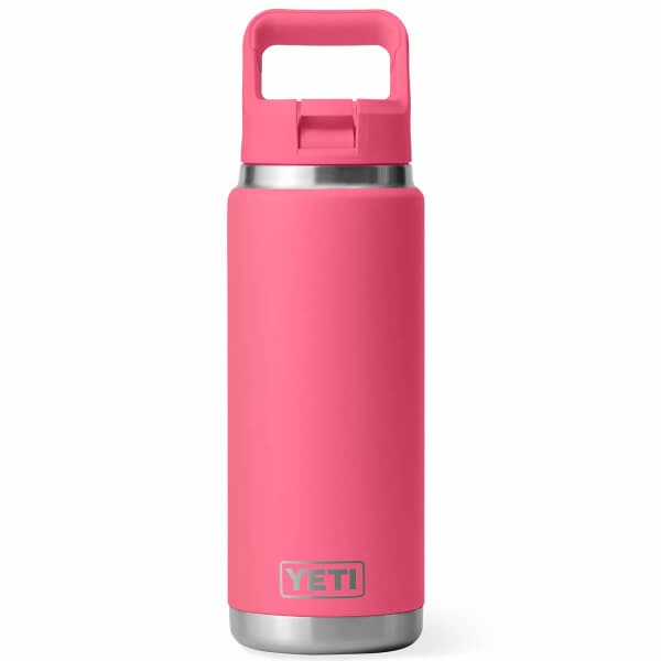 Yeti Rambler 26 Oz Coloured Straw Bottle Tropical Pink
