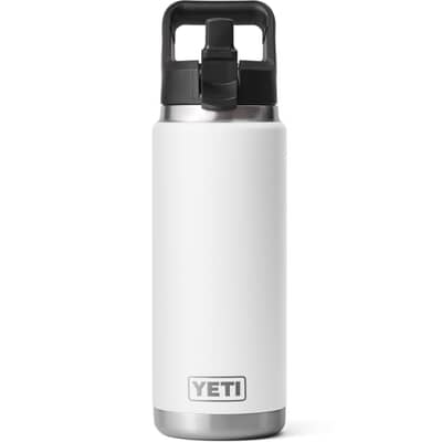 Yeti Rambler 26 Oz Straw Bottle White
