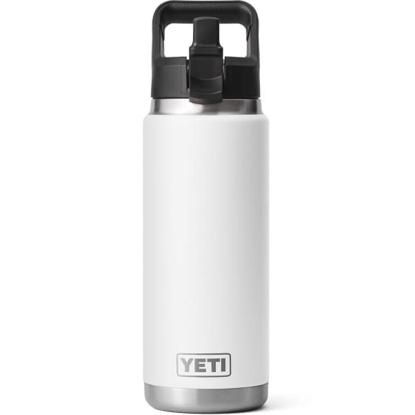 Yeti Rambler 26 Oz Straw Bottle White