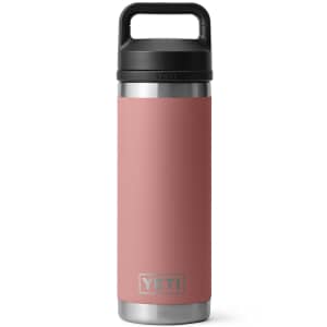 Yeti Rambler 18 Oz Bottle Chug Sandstone Pink