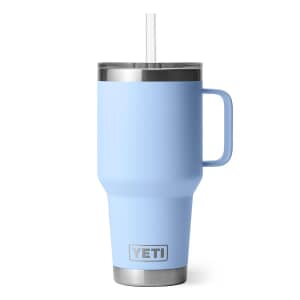 Yeti Rambler 35 Oz Straw Mug Big Sky Blue