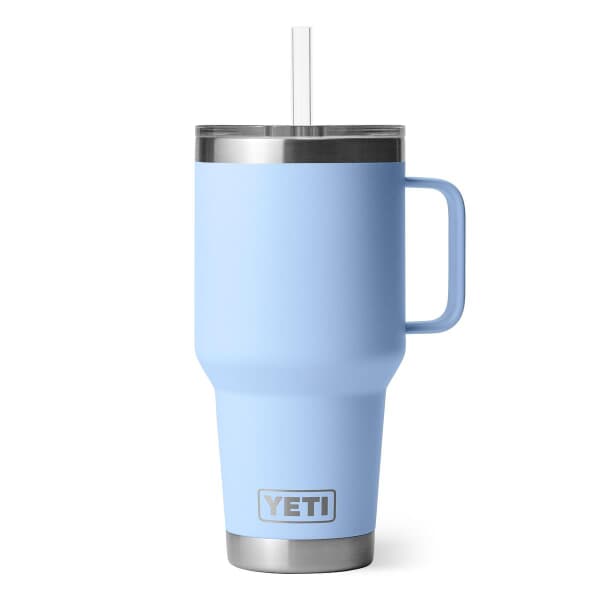 Yeti Rambler 35 Oz Straw Mug Big Sky Blue