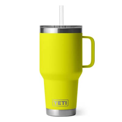 Yeti Rambler 35 Oz Straw Mug Firefly Yellow