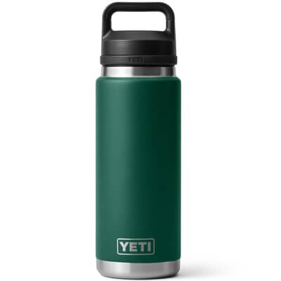 Yeti Rambler 26 Oz Chug Bottle Black Forest Green