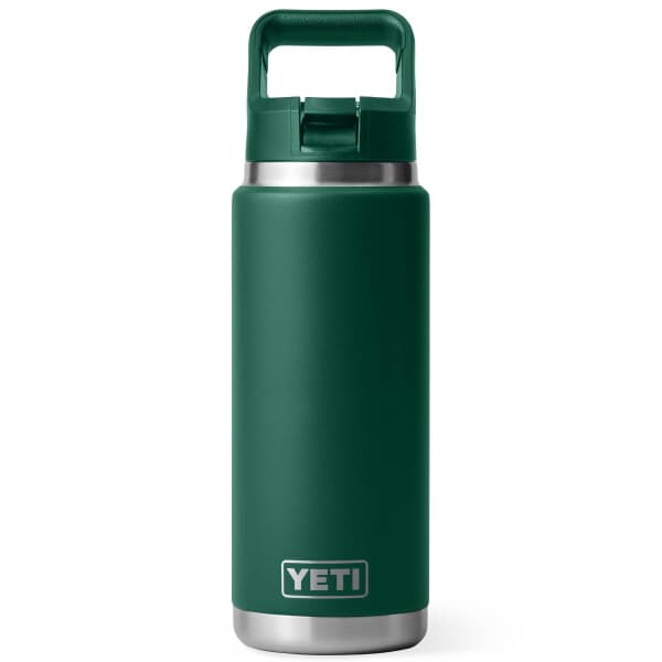 Yeti Rambler 26 Oz Colour Straw Bottle Black Forest Green