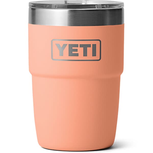 Yeti Rambler 8 Oz Stackable Cup Lowcountry Peach