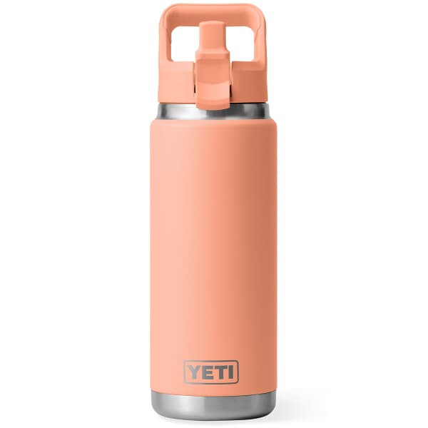 Yeti Rambler 26 Oz Straw Bottle Lowcountry Peach
