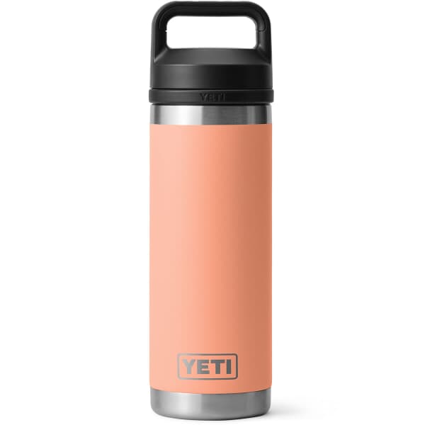 Yeti Rambler 18 Oz Bottle Chug Lowcountry Peach