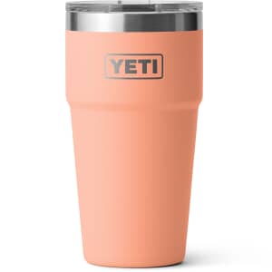 Yeti Rambler 20 Oz Stackable Cup Lowcountry Peach