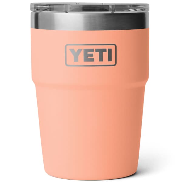 Yeti Rambler 16 Oz Stackable Cup Lowcountry Peach