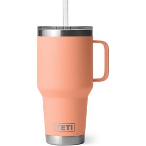Yeti Rambler 35 Oz Straw Mug Lowcountry Peach