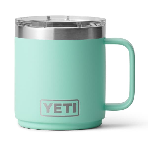 Yeti Rambler 10 Oz Mug Seafoam With Ceramic Lining