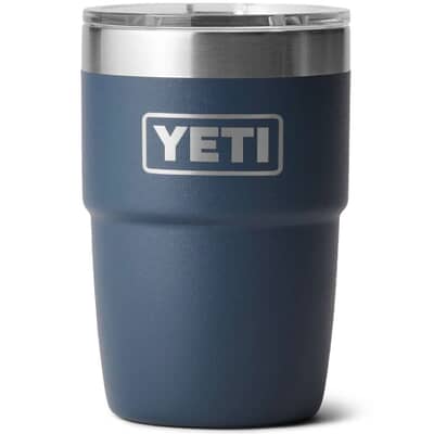 Yeti Rambler 8 Oz Stackable Cup Navy with Ceramic Lining