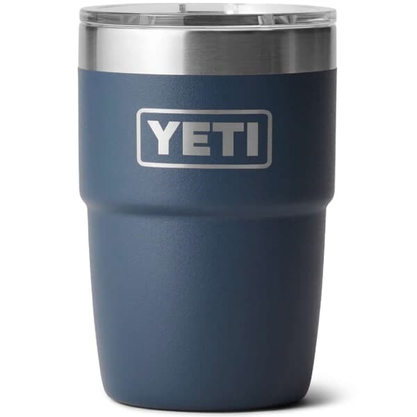 Yeti Rambler 8 Oz Stackable Cup Navy with Ceramic Lining