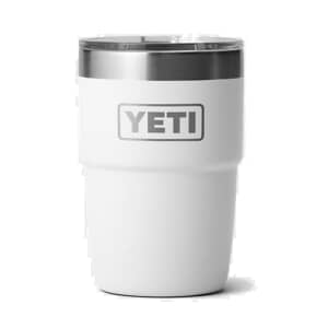 Yeti Rambler 8 Oz Stackable Cup White with Ceramic Lining
