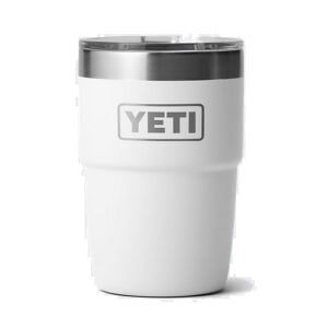 Yeti Rambler 8 Oz Stackable Cup White with Ceramic Lining