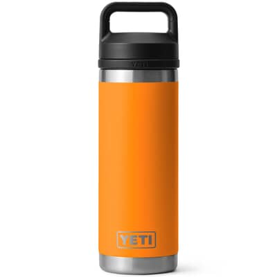 Yeti Rambler 18 Oz Chug Bottle King Crab Orange