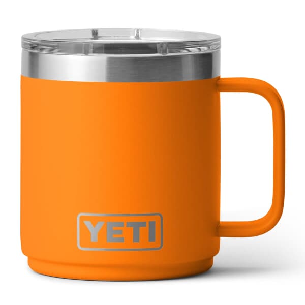 Yeti Rambler 10 Oz Mug with Ceramic Lining King Crab Orange
