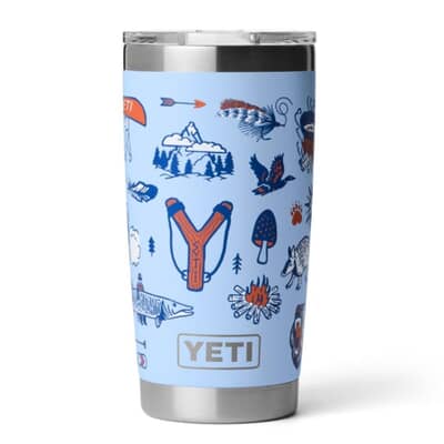 Yeti Rambler 20 Oz Tumbler Big Sky Summer Camp