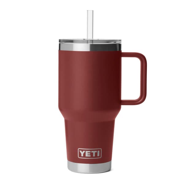 Yeti Rambler 35 Oz Straw Mug Stag Red