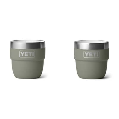 Yeti Rambler 4 Oz Espresso Cup 2 Pack Pampa Green