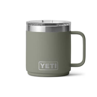 Yeti Rambler 10 Oz Mug with Ceramic Lining Pampa Green