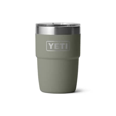 Yeti Rambler 8 Oz Stackable Cup with Ceramic Lining Pampa Green