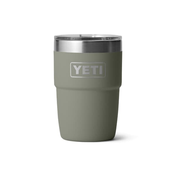 Yeti Rambler 8 Oz Stackable Cup with Ceramic Lining Pampa Green