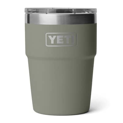 Yeti Rambler 16 Oz Stackable Cup Pampa Green