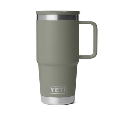 Yeti Rambler 20 Oz Travel Straw Mug Pampa Green