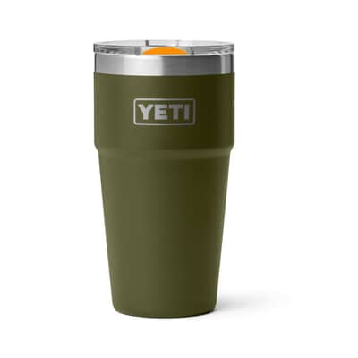 Yeti Rambler 20 Oz Stackable Cup Olive And King Crab
