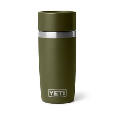 Yeti Rambler 12 Oz Travel Bottle with Commuter Cap Olive And King Crab Orange