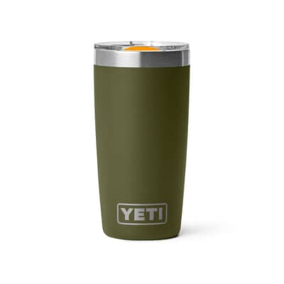 Yeti Rambler 10 Oz Tumbler Olive And King Crab Orange