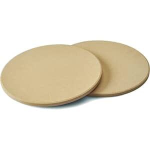 Napoleon Set Of 2 Pizza Stones (25cm Diameter) Suitable For TravelQ