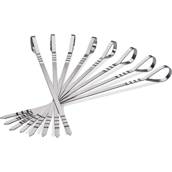 Napoleon Stainless Steel Shashlik Skewers - 8 Piece Set