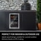 CASO Outdoor Drinks Fridge / Cooler Stainless Steel RH Hinged 4