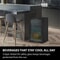 CASO Outdoor Drinks Fridge / Cooler Black RH Hinged 4