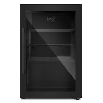 CASO Outdoor Drinks Fridge / Cooler Black RH Hinged