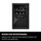 CASO Outdoor Drinks Fridge / Cooler Black LH Hinged 2