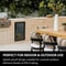 CASO Outdoor Drinks Fridge / Cooler Black LH Hinged 3