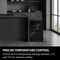 CASO Outdoor Drinks Fridge / Cooler Black LH Hinged 6